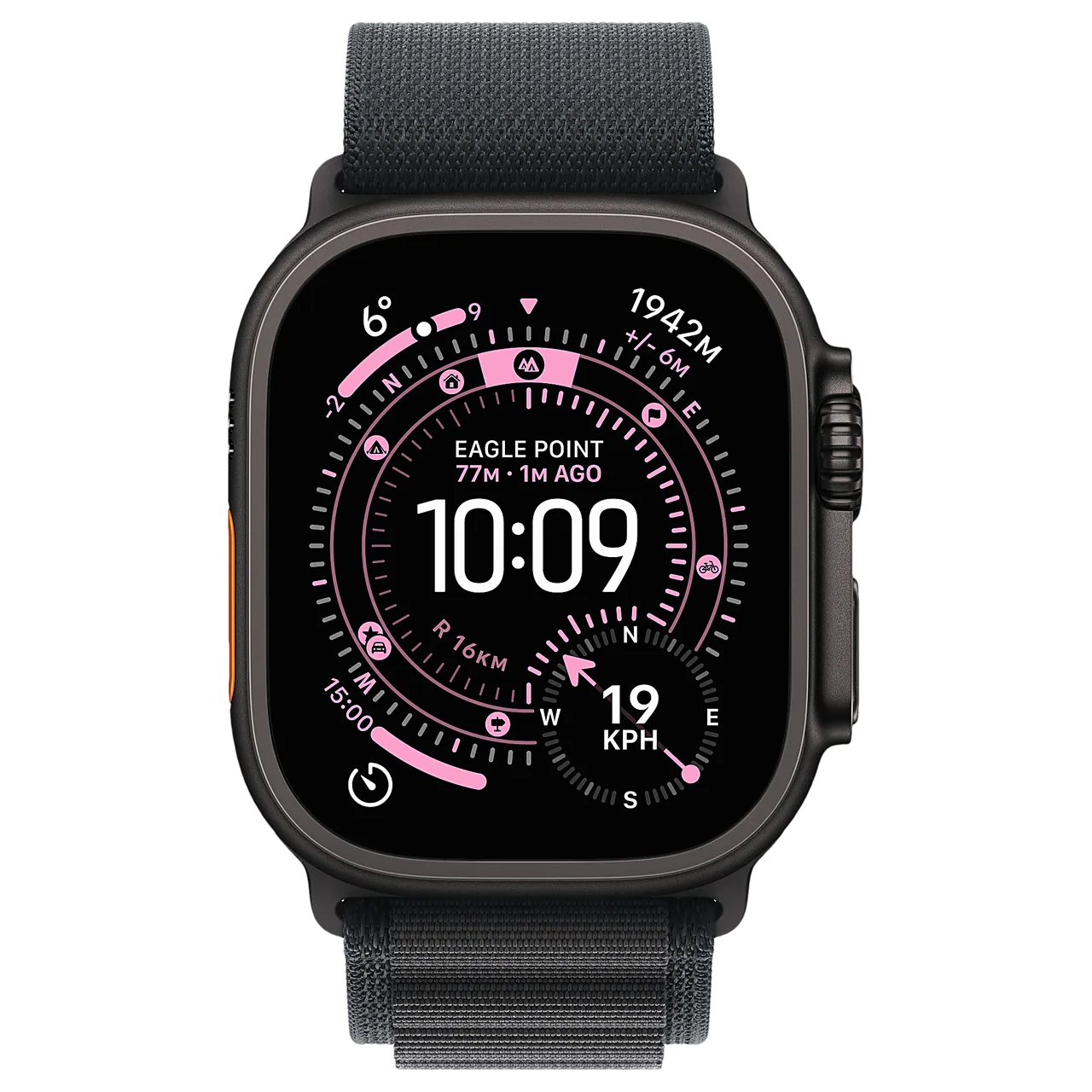 Apple Watch Ultra 3 49mm Black (Alpine M) — кадр товара