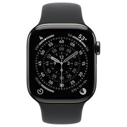 Кадр 1: Apple Watch S11 42mm Slate Titanium (SB Black M/L)