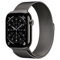 Кадр 2: Apple Watch S11 46mm Slate Titanium (Milanese S/M)