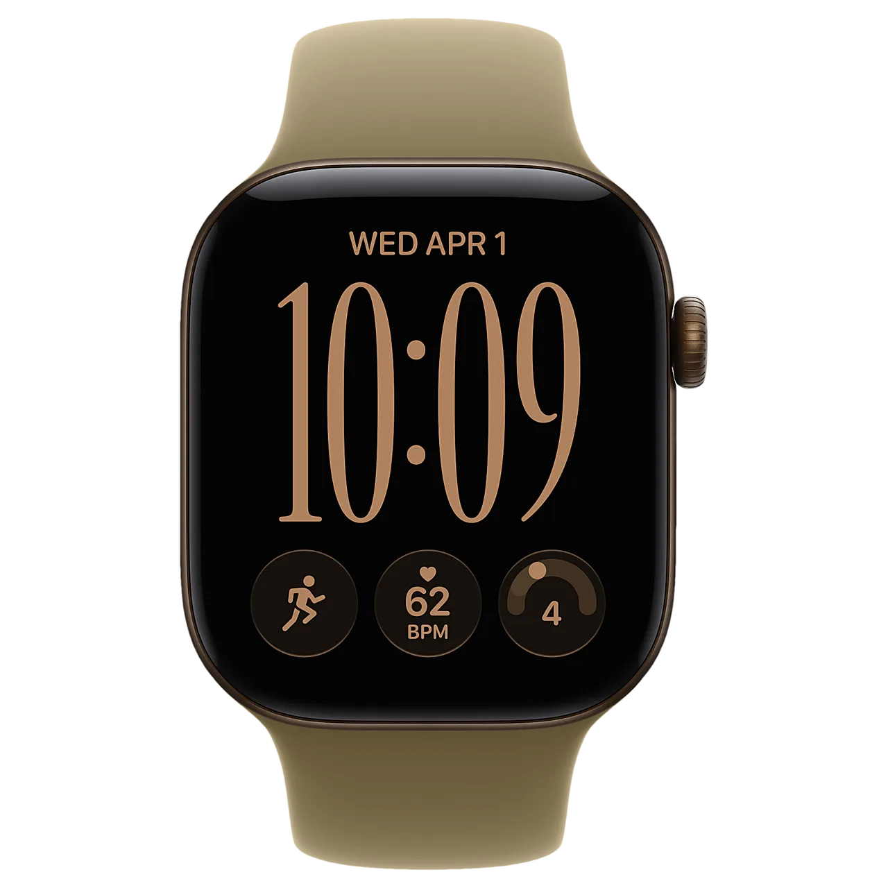 Apple Watch S12 42mm Dark Bronze (SB Olive M/L) — кадр товара