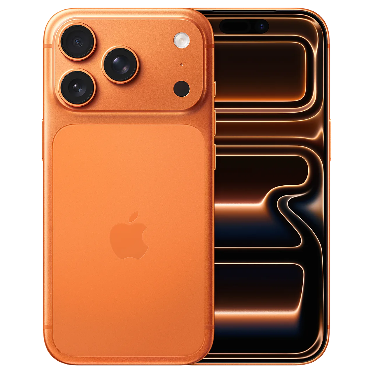 iPhone 17 Pro 256 ГБ Orange (eSIM) — вид спереди