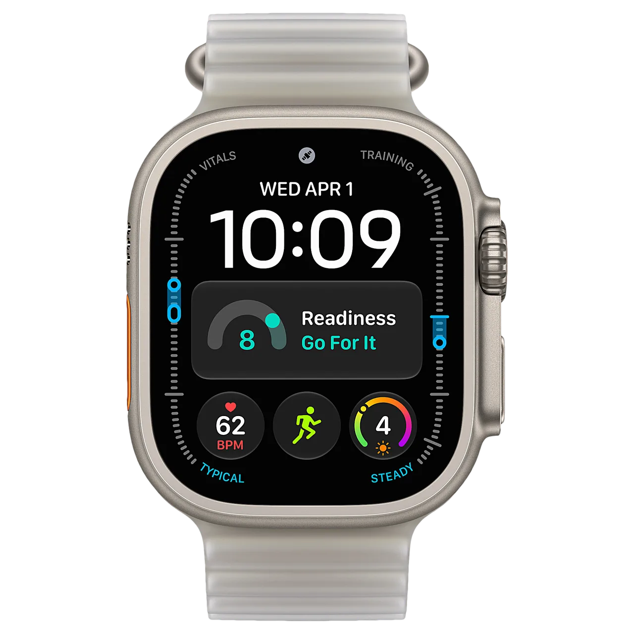 Apple Watch Ultra 4 49mm Natural (Ocean Gray) — кадр товара