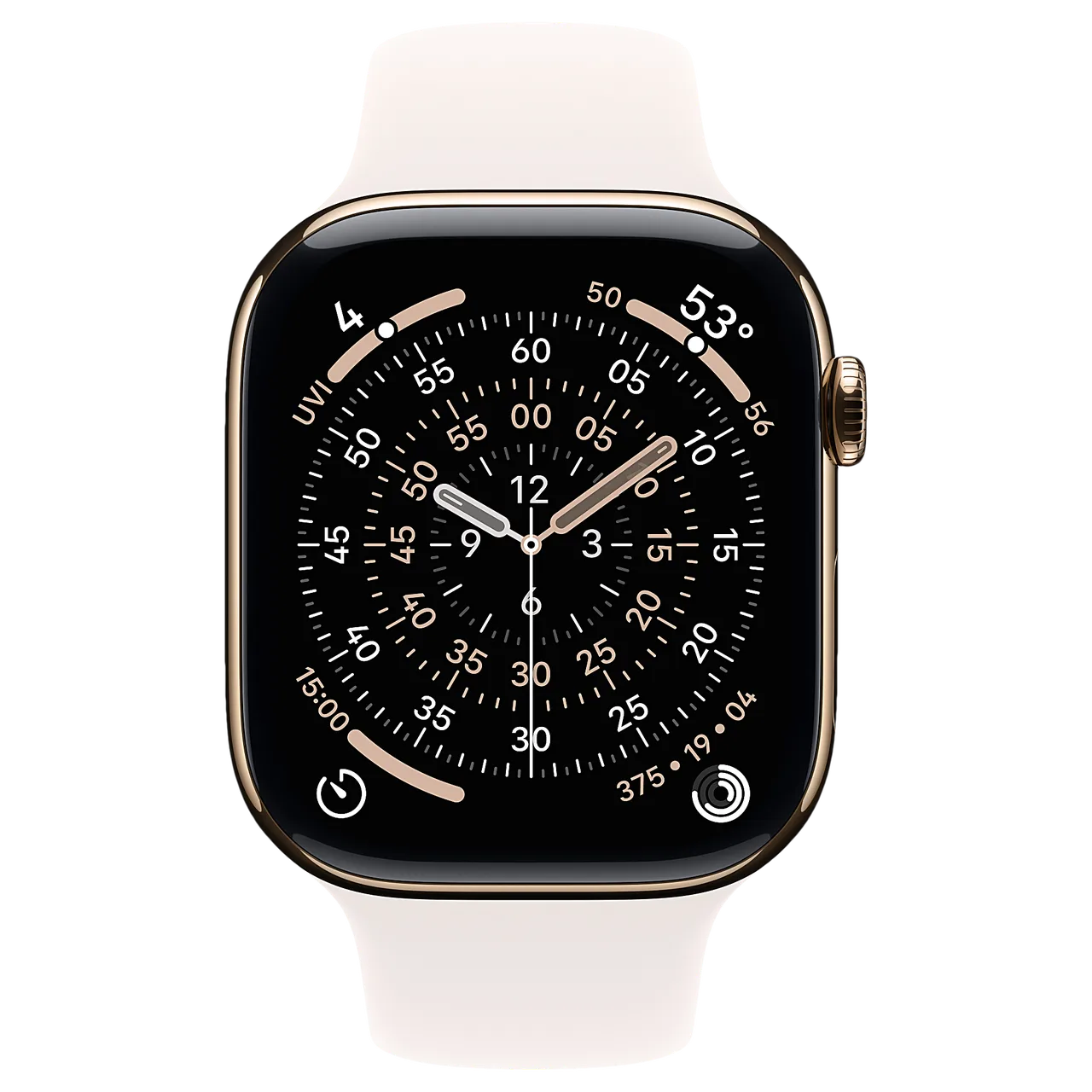 Apple Watch S11 46mm Gold Titanium (SB Blush M/L) — кадр товара