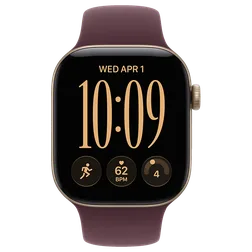 Кадр 1: Apple Watch S12 42mm Light Gold (SB Burgundy)