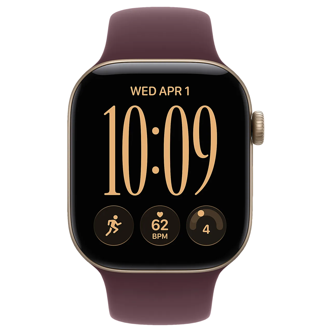Apple Watch S12 42mm Light Gold (SB Burgundy) — кадр товара