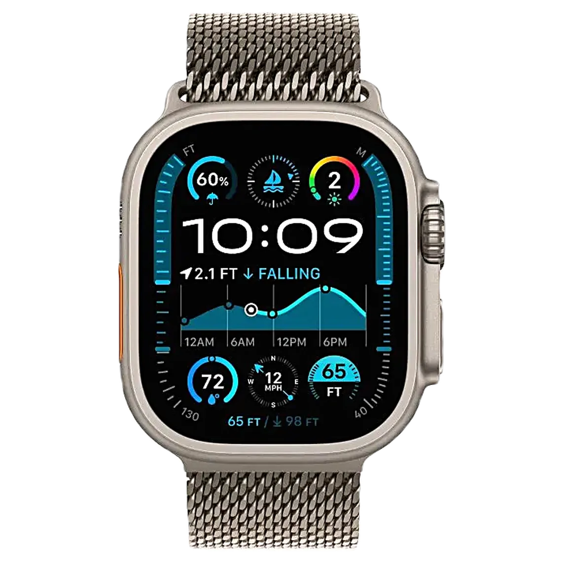 Apple Watch Ultra 2 49mm Natural (Milanese L) — кадр товара