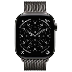 Кадр 1: Apple Watch S11 46mm Slate Titanium (Milanese S/M)