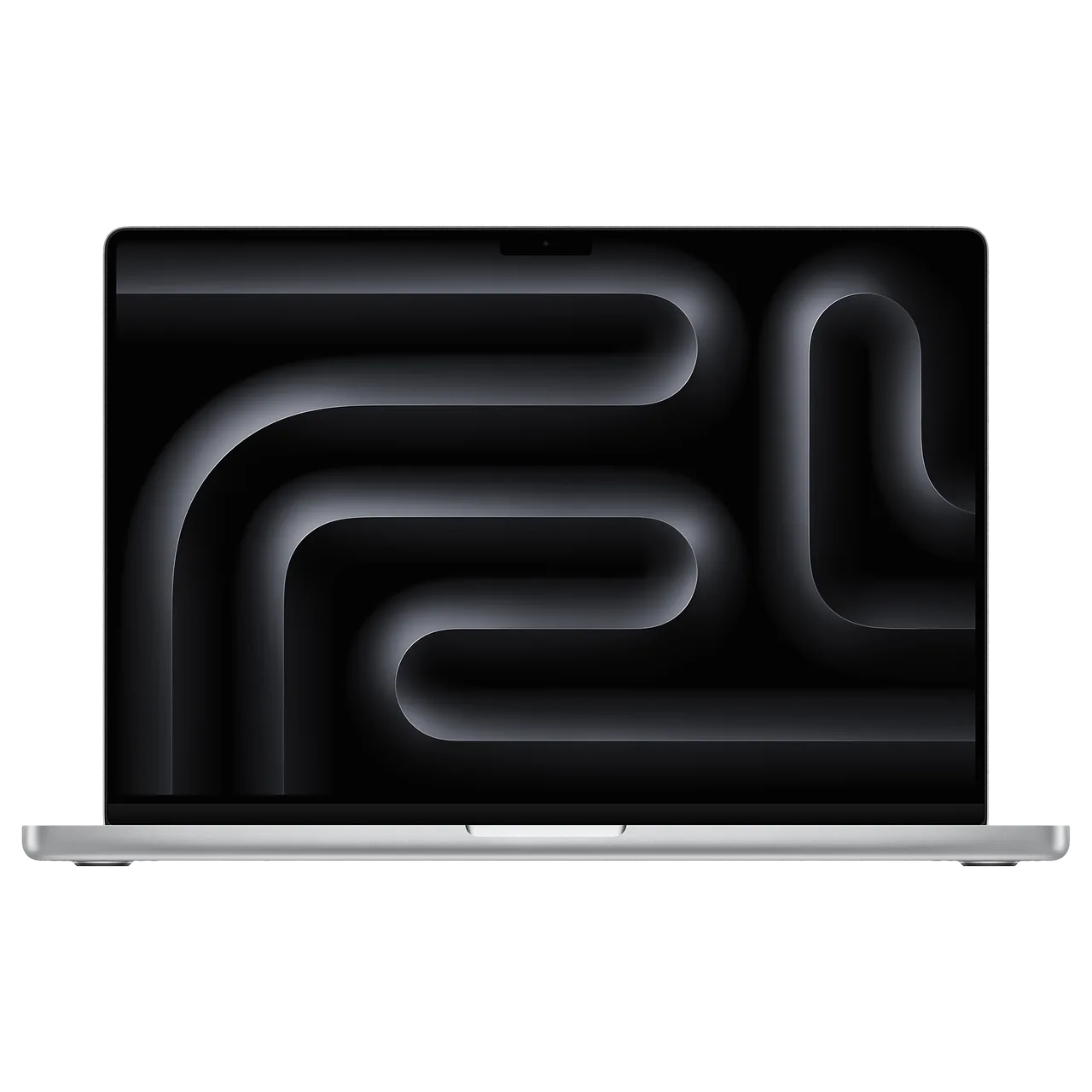 MacBook Pro 16" M5 Pro 18/20, 48/1 ТБ Silver — вид спереди