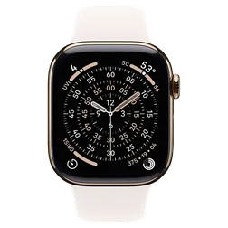 Кадр 1: Apple Watch S11 42mm Gold Titanium (SB Blush M/L)