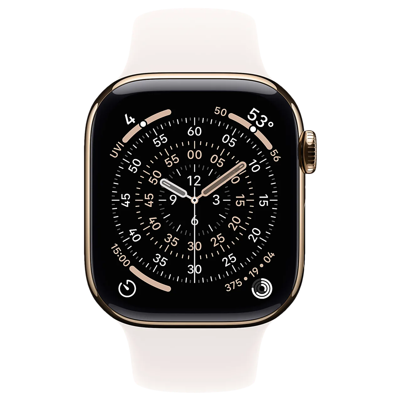 Apple Watch S11 42mm Gold Titanium (SB Blush M/L) — кадр товара