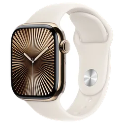 Кадр 2: Apple Watch S10 42mm Gold (SB Starlight M/L)