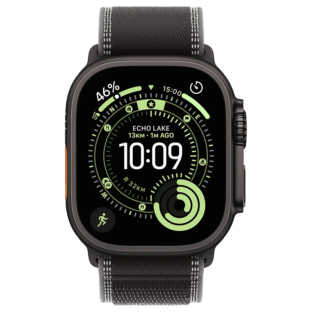 Apple Watch Ultra 3 49mm Black (Trail Charcoal M/L) — кадр товара