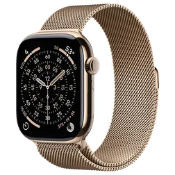 Кадр 2: Apple Watch S11 46mm Gold Titanium (Milanese S/M)