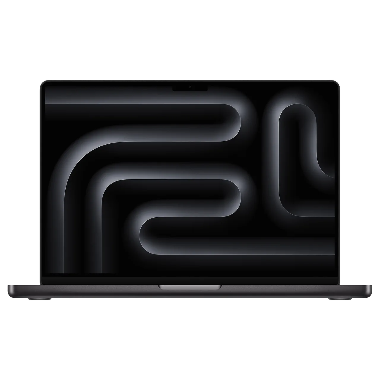 MacBook Pro 14" M5 Pro 15/16, 48/1 ТБ Space Black — вид спереди
