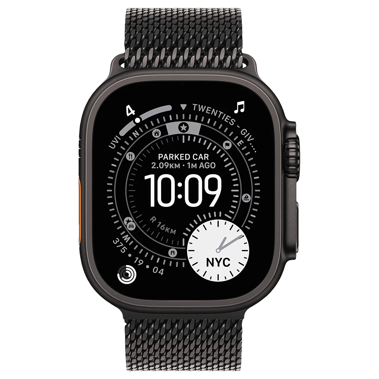 Apple Watch Ultra 3 49mm Black (Milanese M) — кадр товара