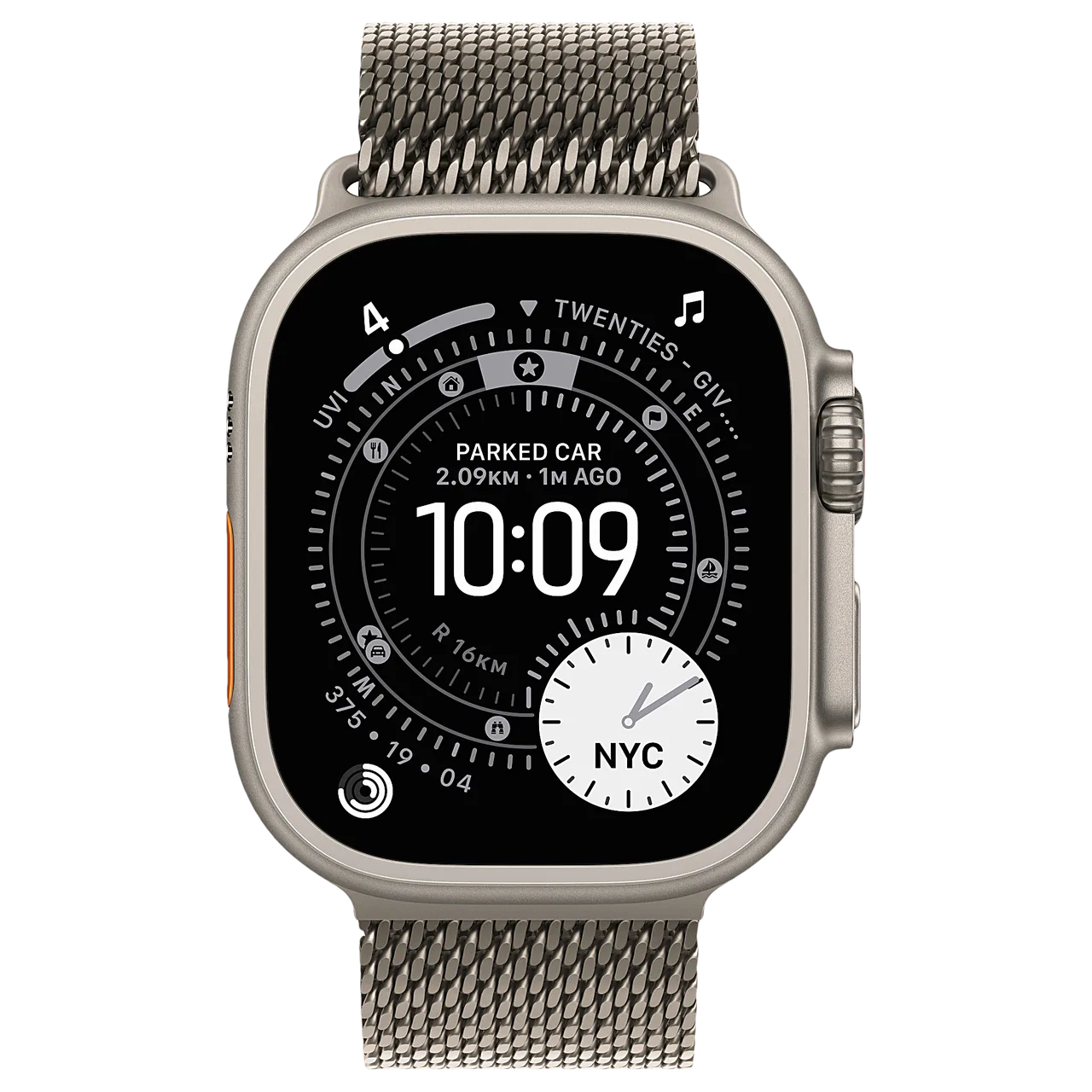 Apple Watch Ultra 3 49mm Natural (Milanese S) — кадр товара