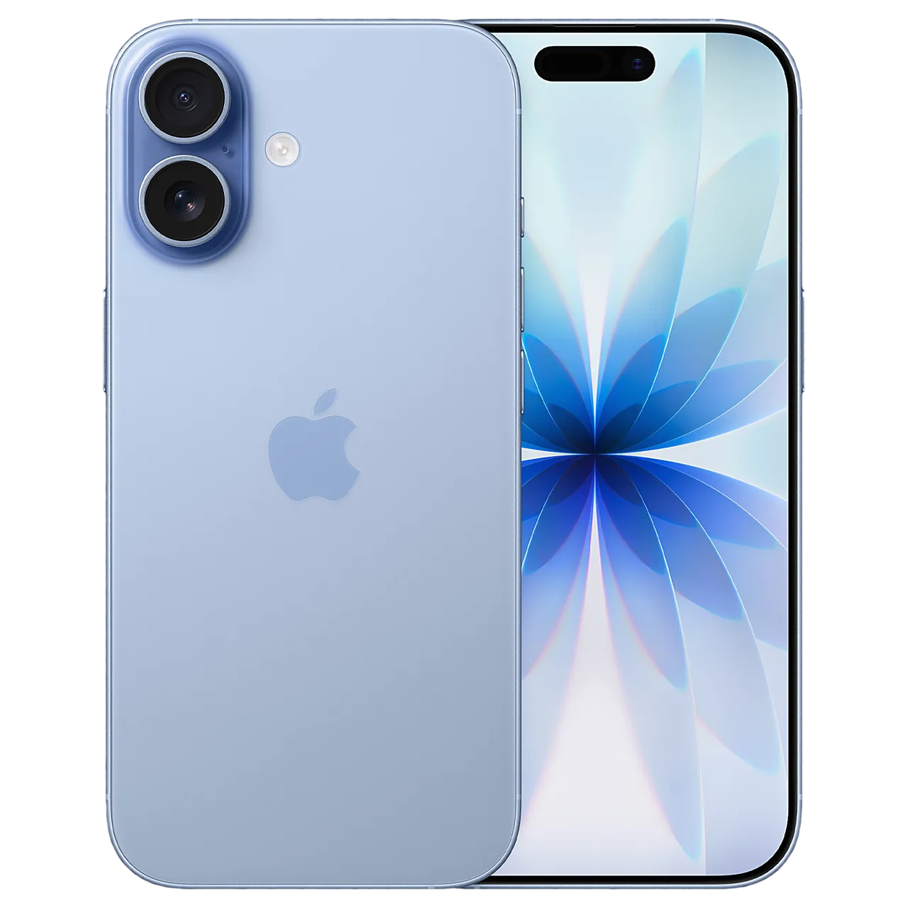 iPhone 17 256 ГБ Blue (SIM+eSIM) — вид спереди