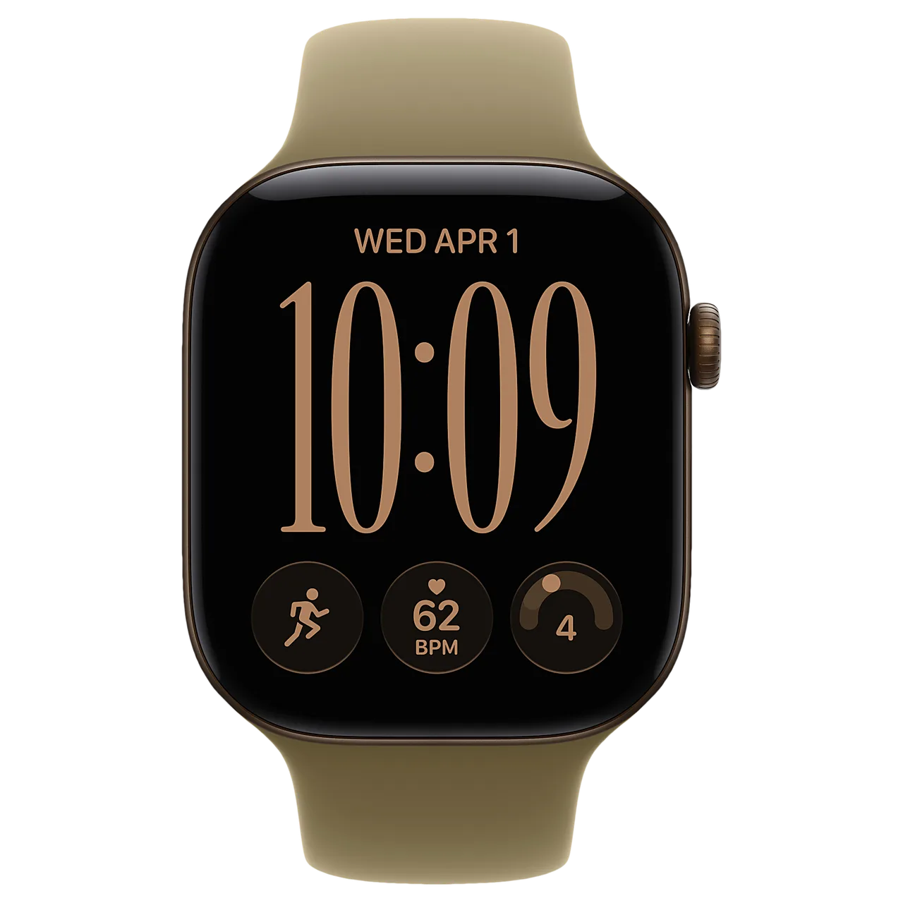 Apple Watch S12 46mm Dark Bronze (SB Olive M/L) — кадр товара