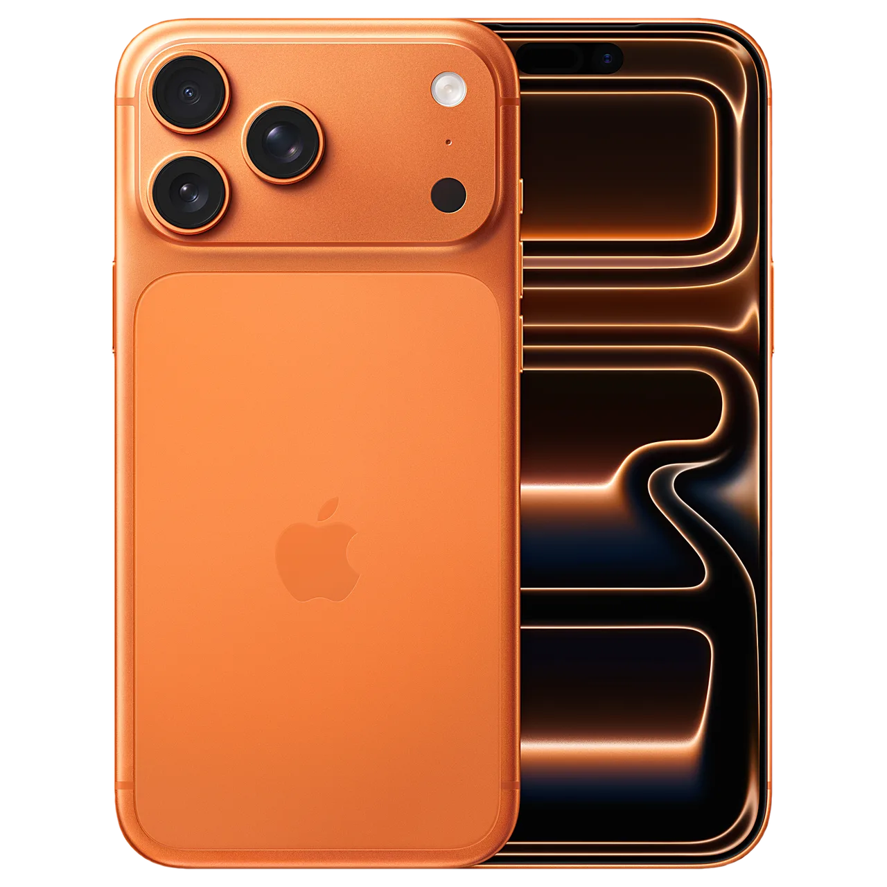 iPhone 17 Pro Max 256 ГБ Orange (eSIM) — вид спереди