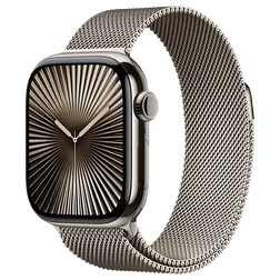 Кадр 1: Apple Watch S10 42mm Natural Titanium (Milanese)
