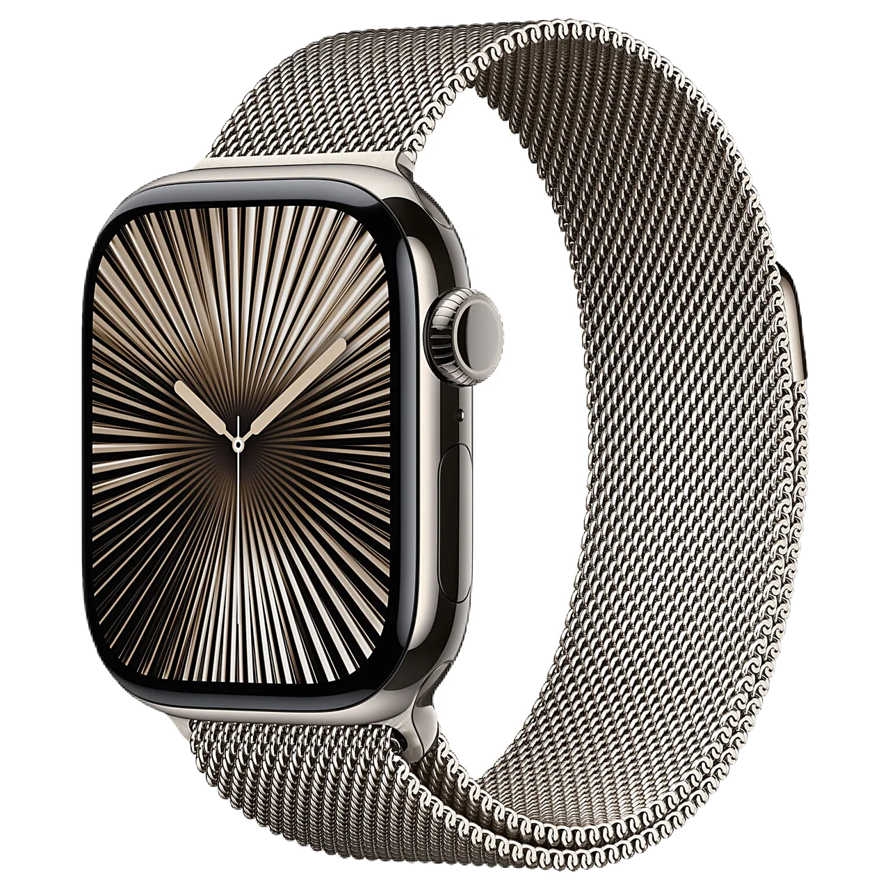 Apple Watch S10 42mm Natural Titanium (Milanese) — кадр товара