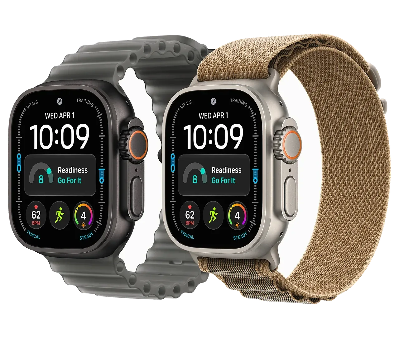 Apple Watch Ultra 4 — двое часов рядом
